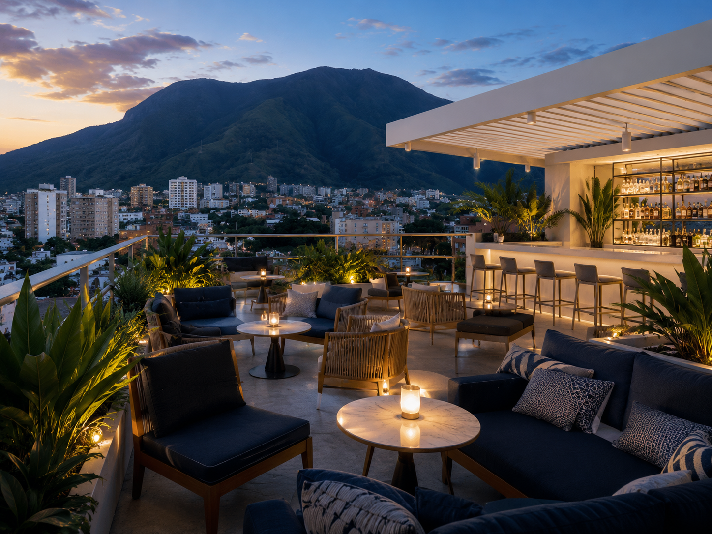 Terraza Rooftop en THE VIP CARACAS